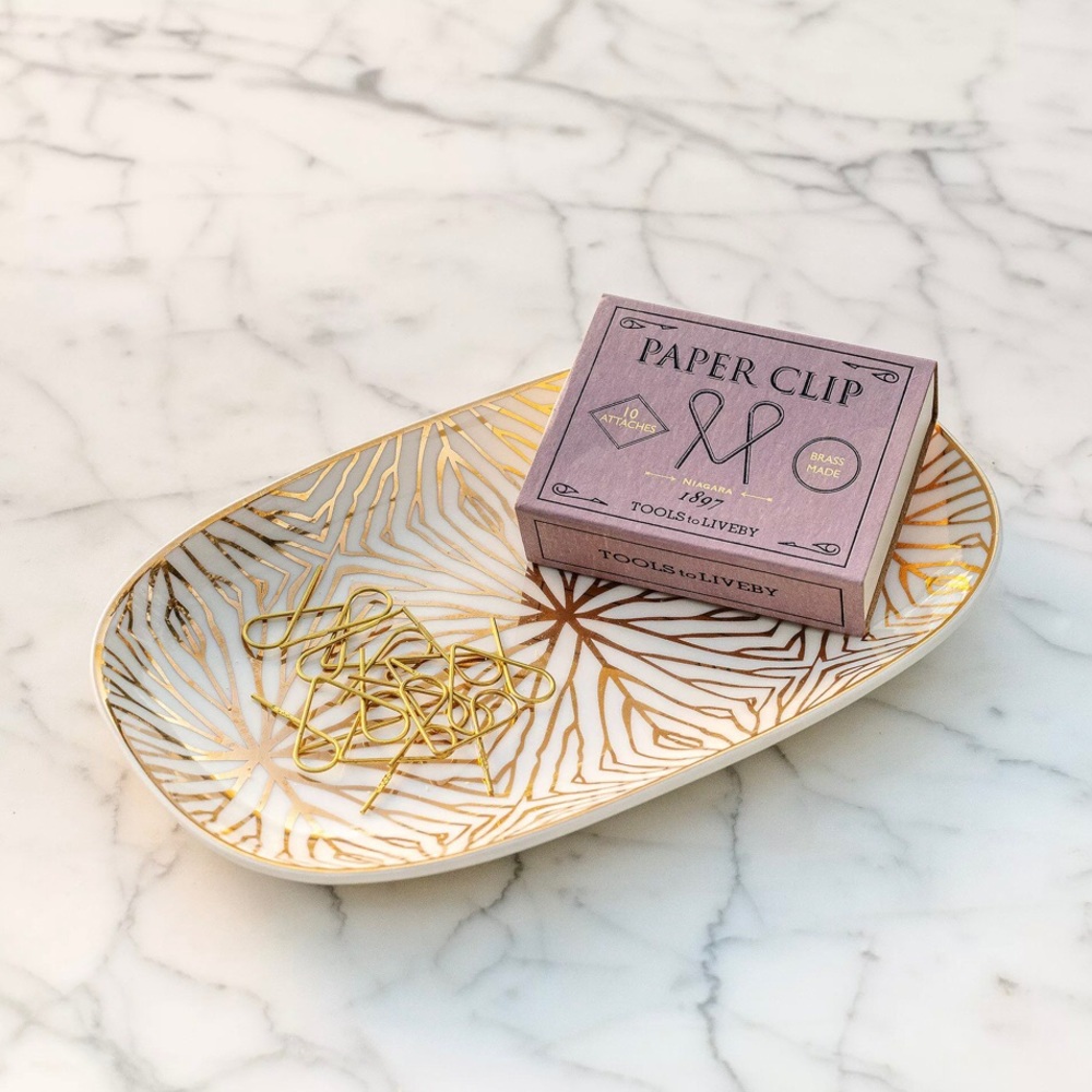 BRAND NEW - Glass Talianna Lillypad Catchall Jewelry Tray